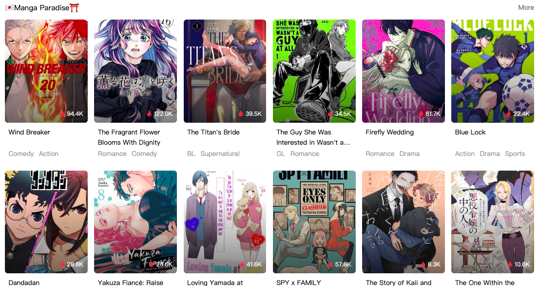 MangaPark Reading Experience